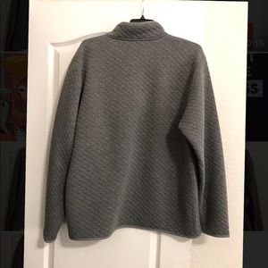 Mens XL Dallas Cowboys quilted half zip hoodie